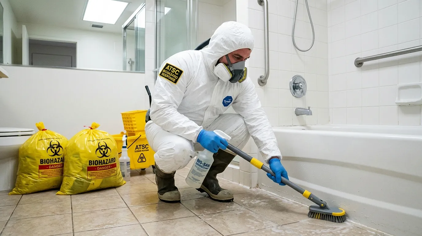 Decontamination equipment deployed for Blood Cleanup in Fairdale